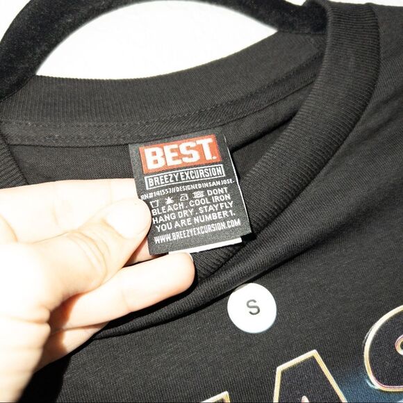 New Best Breezy Excursion Rappers Nas vs Jay Z Graphic Black T-Shirt‎ Size Small - Picture 3 of 4